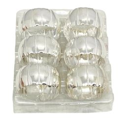Set de 6 Anillos para Servilleta Plateados