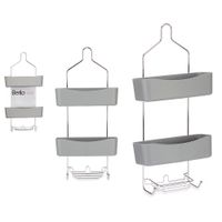 Organizador para Ducha de Dos Niveles Gris
