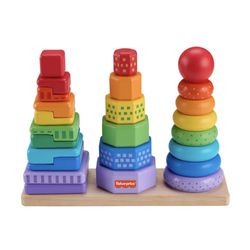 Torre Apilable de Actividades de Madera