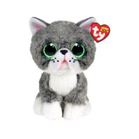 Peluche Gato Gris Fergus 15 Cm