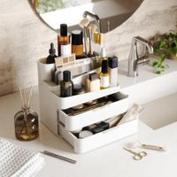 Organizador de Cosméticos Blanco