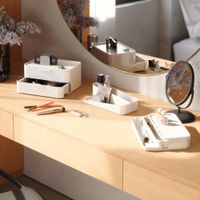 Organizador de Cosméticos Blanco