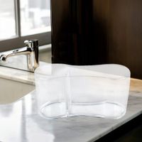 Organizador de Cosméticos 2 Divisiones Transparente