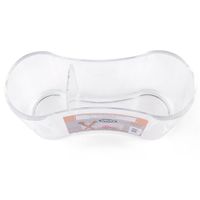 Organizador de Cosméticos 2 Divisiones Transparente