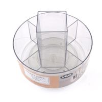 Organizador de Cosméticos Redondo Transparente