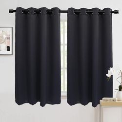 Set 2 Cortinas 80% Blackout Gris Oscuro