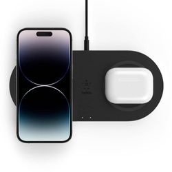 Belkin 10W Qi Dual Wireless Cargador Negro