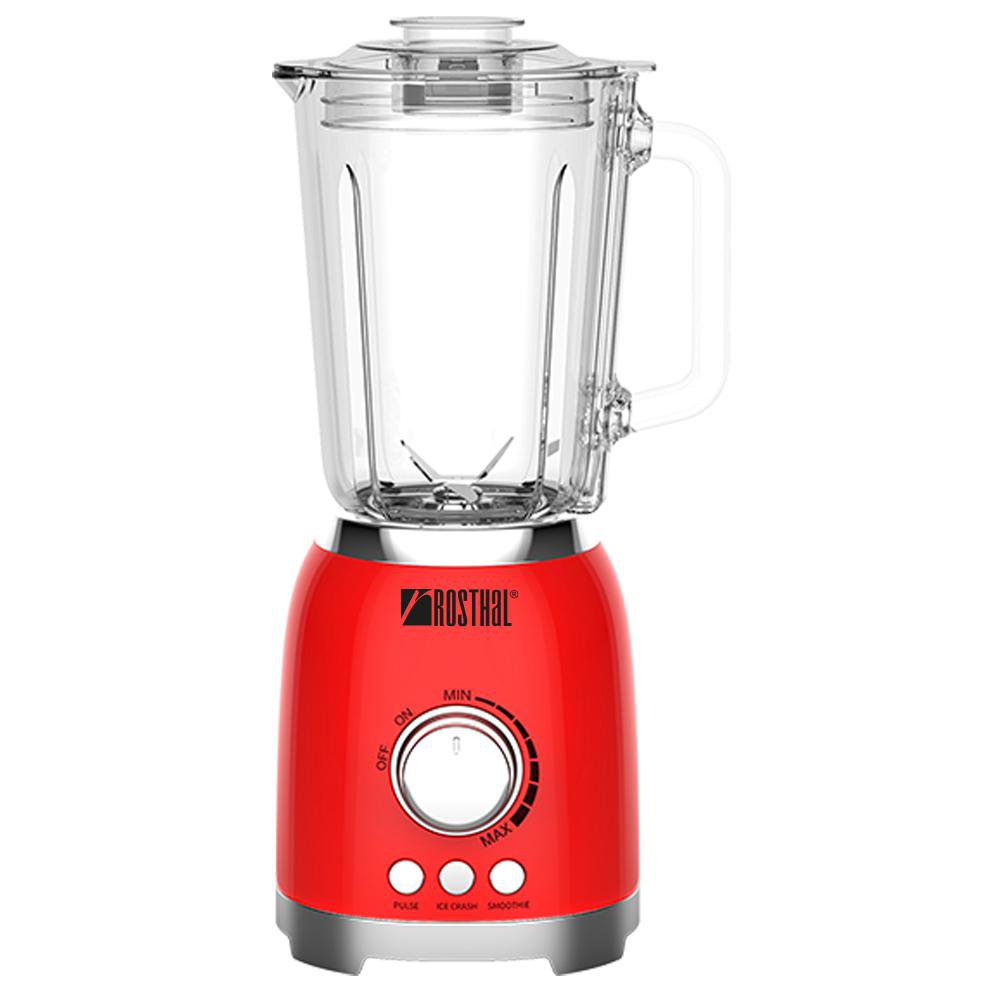 Licuadora Retro de 1.5 L 600 W Color Rojo Licuadora Retro con Potencia de 600W y de 1.5 Litros Color Roja