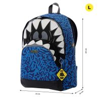 Mochila de Hombros L Sharky Azul