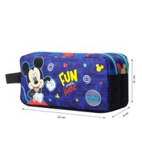 Estuche Escolar Mickey Mouse Azul