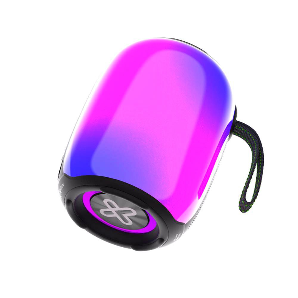 Bocina Portátil ZoundFire Bluetooth de 12 W RMS con Luces LED IPX6 Bocina Portátil Bluetoo…