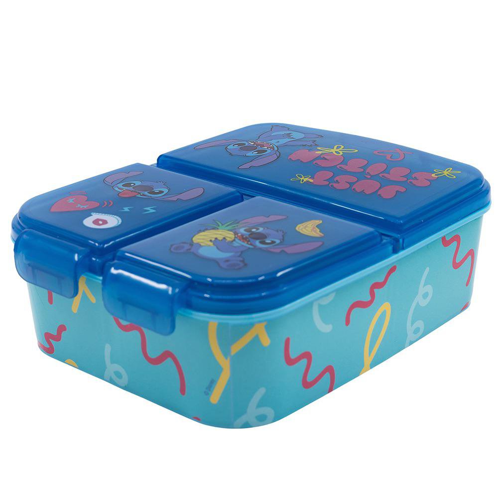 Contenedor para Alimentos con Compartimentos Diseño Stitch