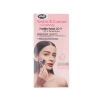 Rodillo Facial 3D Plateado