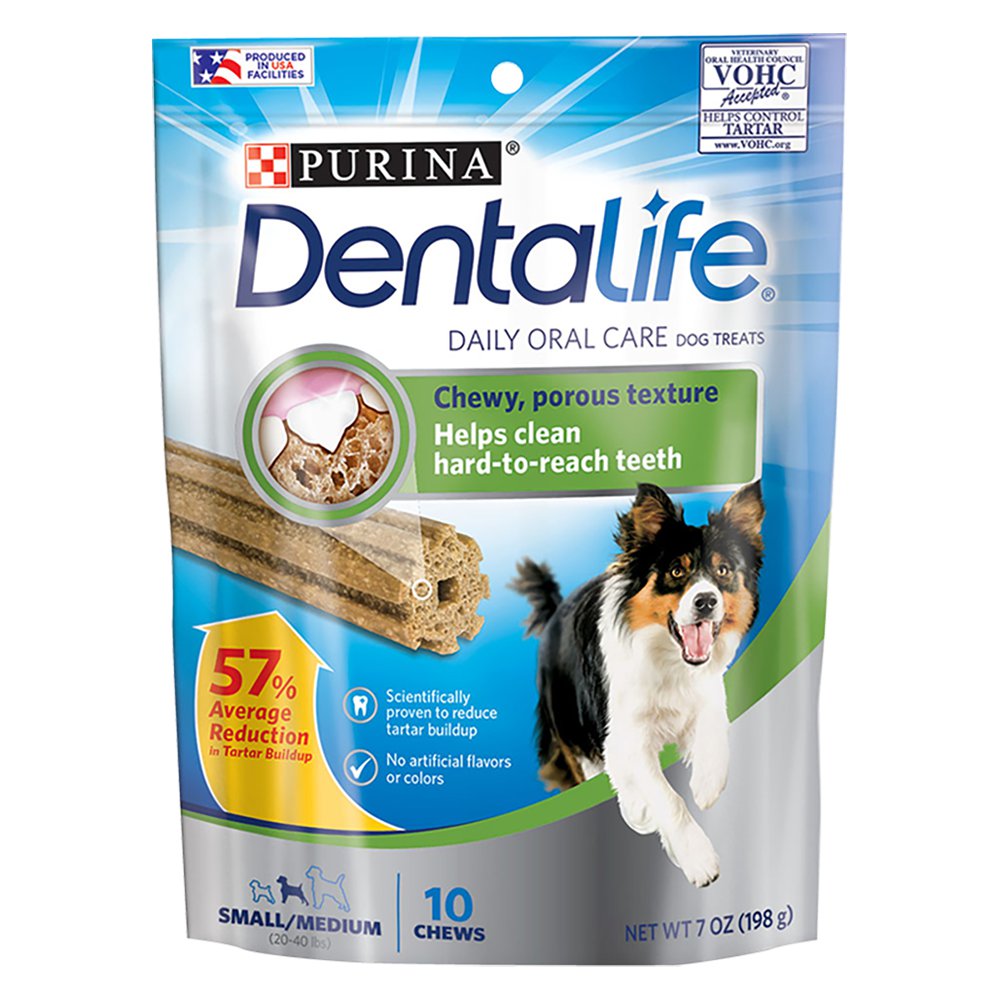 Snack para Perro Adulto Raza Pequeña y Mediana Salud Dental Dentalife Bolsa de 198 g