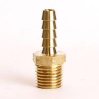 Boquilla de Latón para Manguera 1/4 x 1/4 Plg
