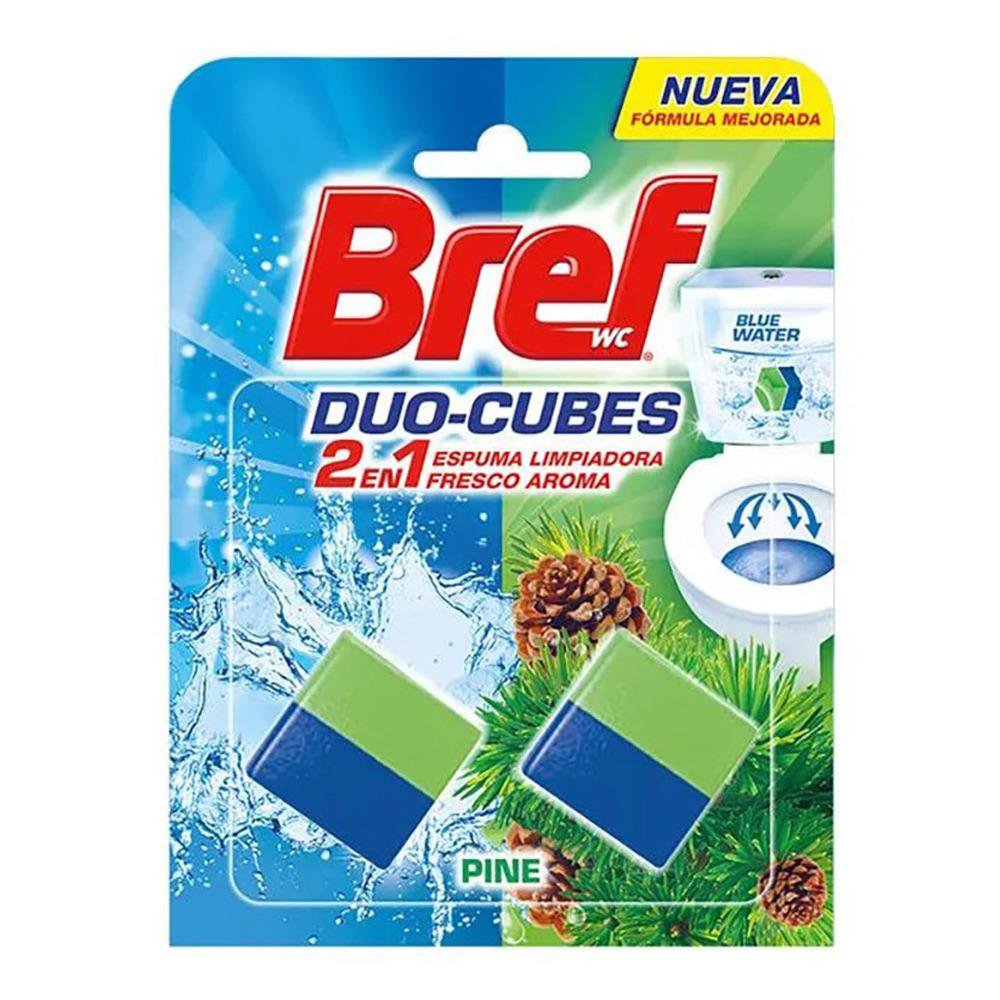 Limpiador en Cubo para Baño Espuma Limpiadora Aroma Pino 2 en 1 de 100 G