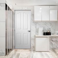 Puerta HDF 4 Tableros con Agujero - Varios Tamaños