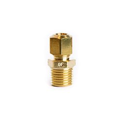Conector de Latón a Compresión 1/4 x 1/4 Plg