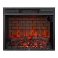 Calefactor Diseño Chimenea con Pantalla LED 5 Ajustes de Temperatura