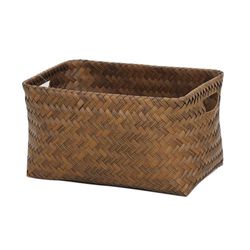 Canasta Rectangular Tranzada Café 37X26X21 Cm