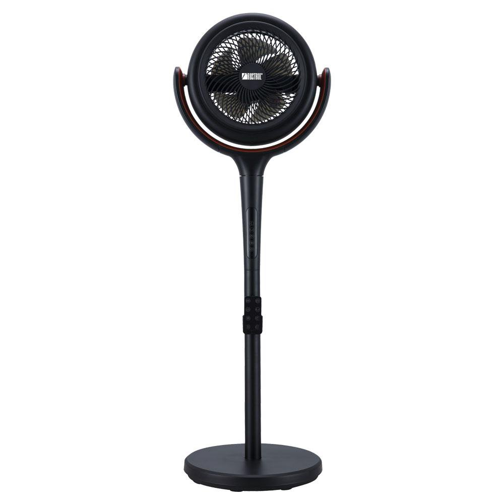 Ventilador de Mesa o Pedestal Rosthal de 8 Plg con Oscilación 3D 2 en 1 Color Negro