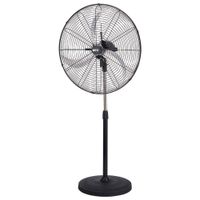 Ventilador Industrial de Pedestal 3 Velocidades Negro