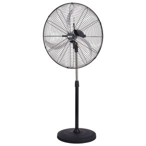 Ventilador Industrial de Pedestal 3 Velocidades Negro