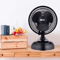 Ventilador de Mesa Negro 2 Velocidades