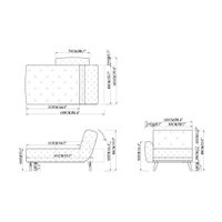 Sofá Cama Reversible Austin - Z Varios Colores