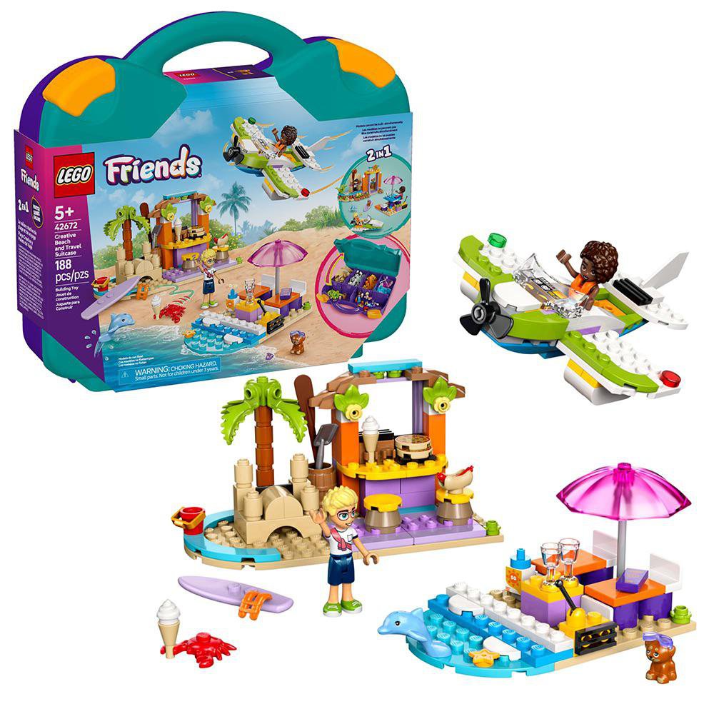 LEGO Friends Playa Creativa y Maleta de Viaje #42672 de 188 Piezas
