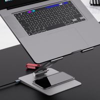 Docking Station con Soporte para Laptop 9 en 1