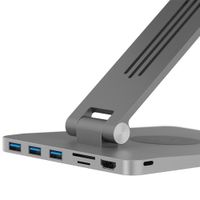 Docking Station con Soporte para Laptop 9 en 1