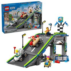 LEGO City Pista de Rampas para Autos de Carrera 436 Pzas