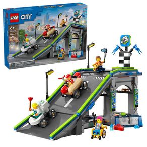 LEGO City Pista de Rampas para Autos de Carrera 436 Pzas