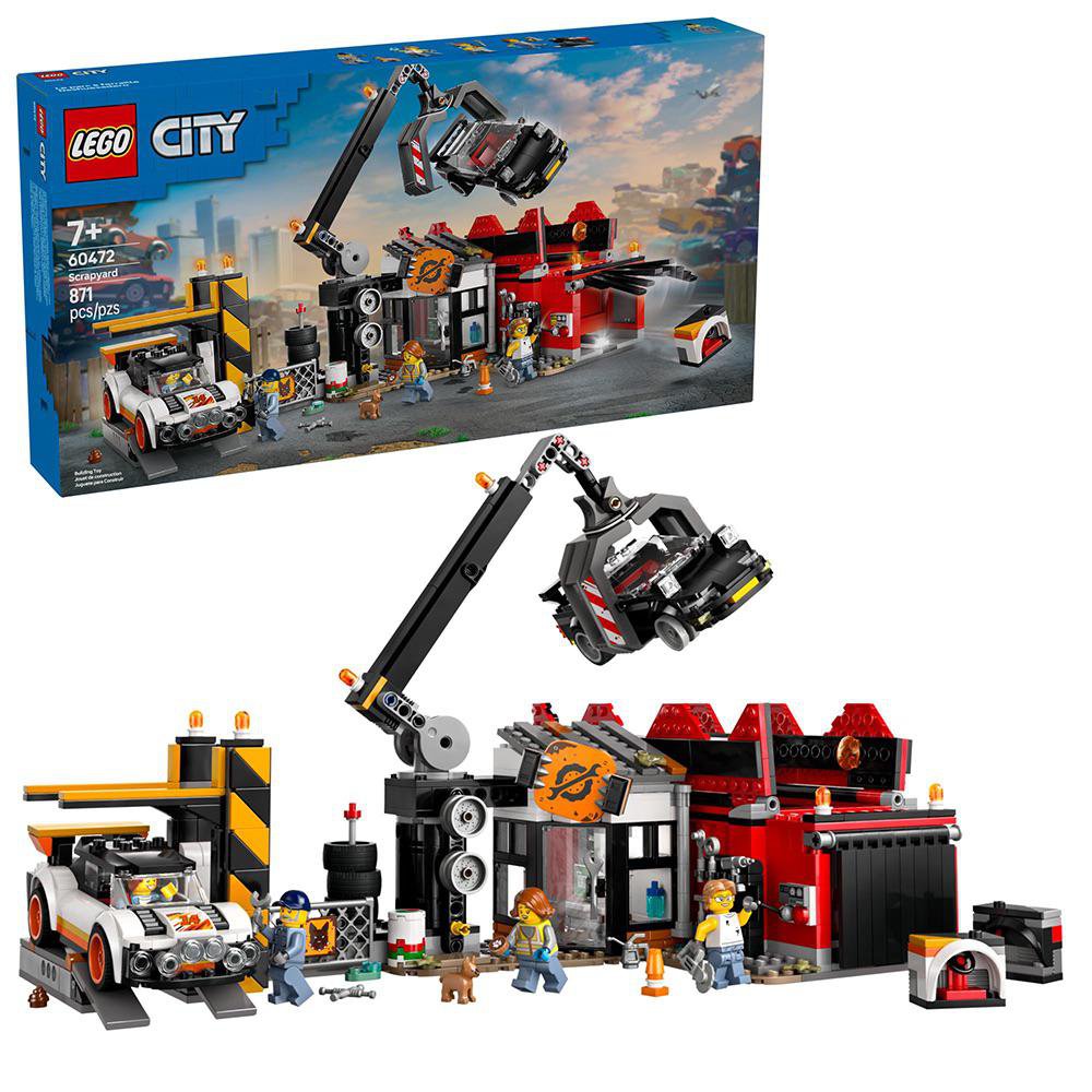 LEGO City Desguace con Carros #60472 de 871 Piezas