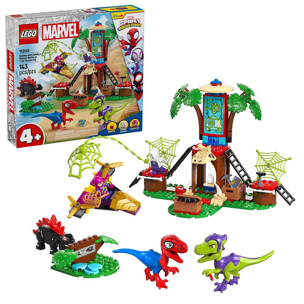 LEGO Marvel Spidey y Gobby Batalla en la Casa del Árbol HQ #11200 de 143 Piezas