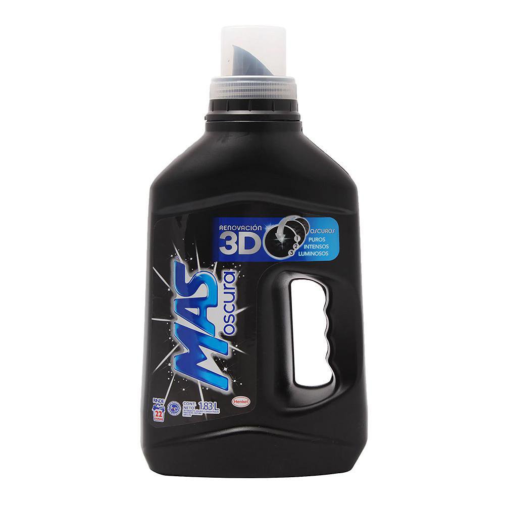 Detergente para Ropa Mas Líquido Tipo Oscuro Renovación 3D de 1.83 L