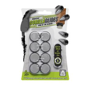 Protectores Redondos 1 Plg de Deslizamiento 8 Pzas