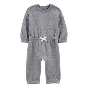 Mameluco de Punto Doble con Estampado de Lunares para Niña - Varias Tallas