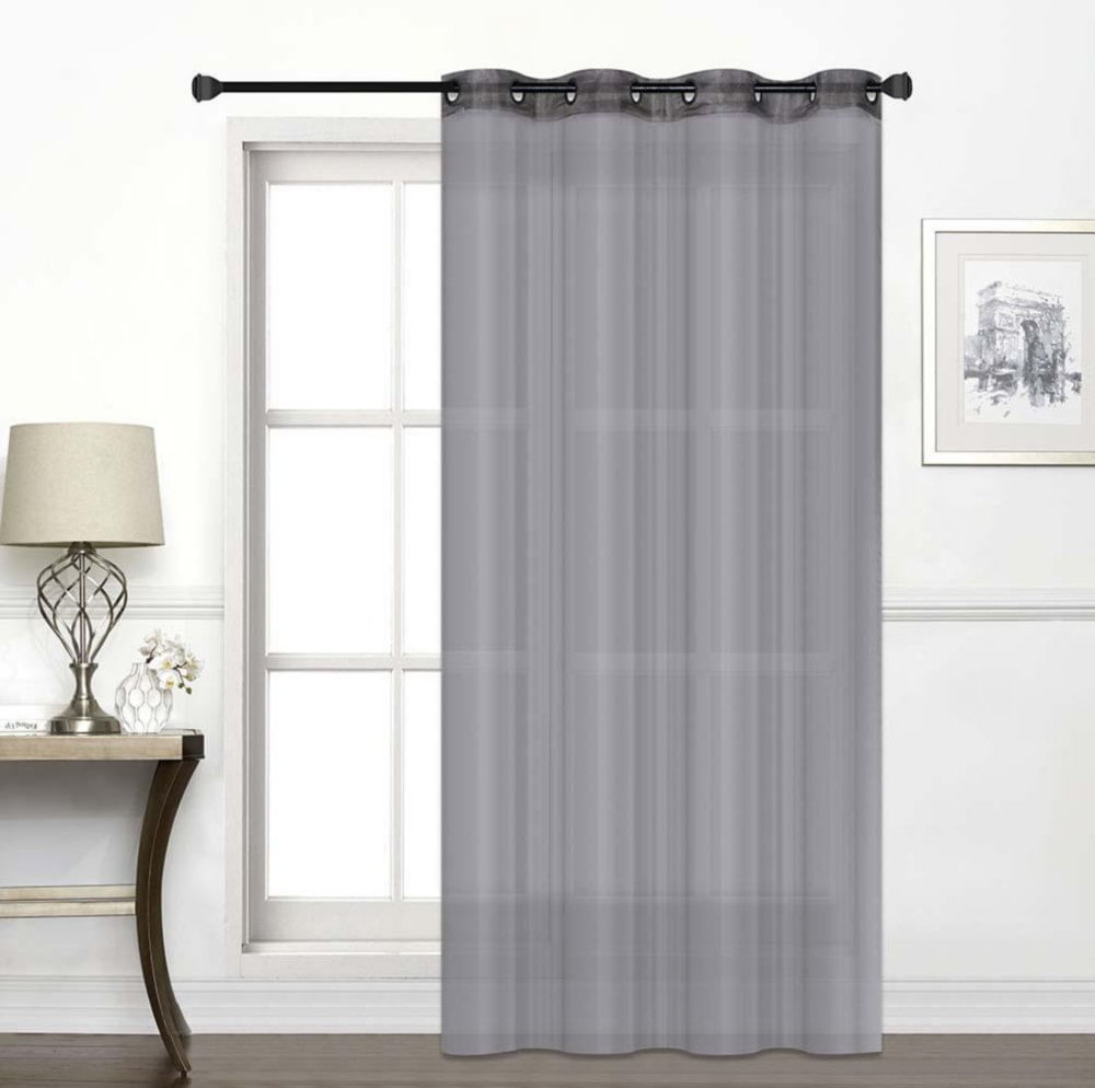 Cortina Voile de 140 x 240 Cm - Varios Colores Taupe