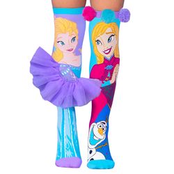 Calcetas de Anna y Elsa