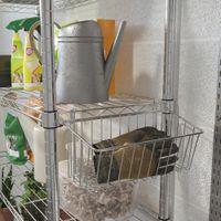 Canasta para Estantería Mediana Cromada