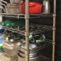 Bandeja para Botellas Cromada