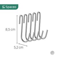 Set de 5 Ganchos M para Estantería
