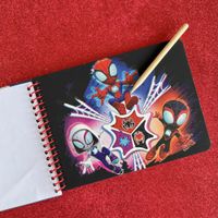 Libro para Raspar Diseño Spidey