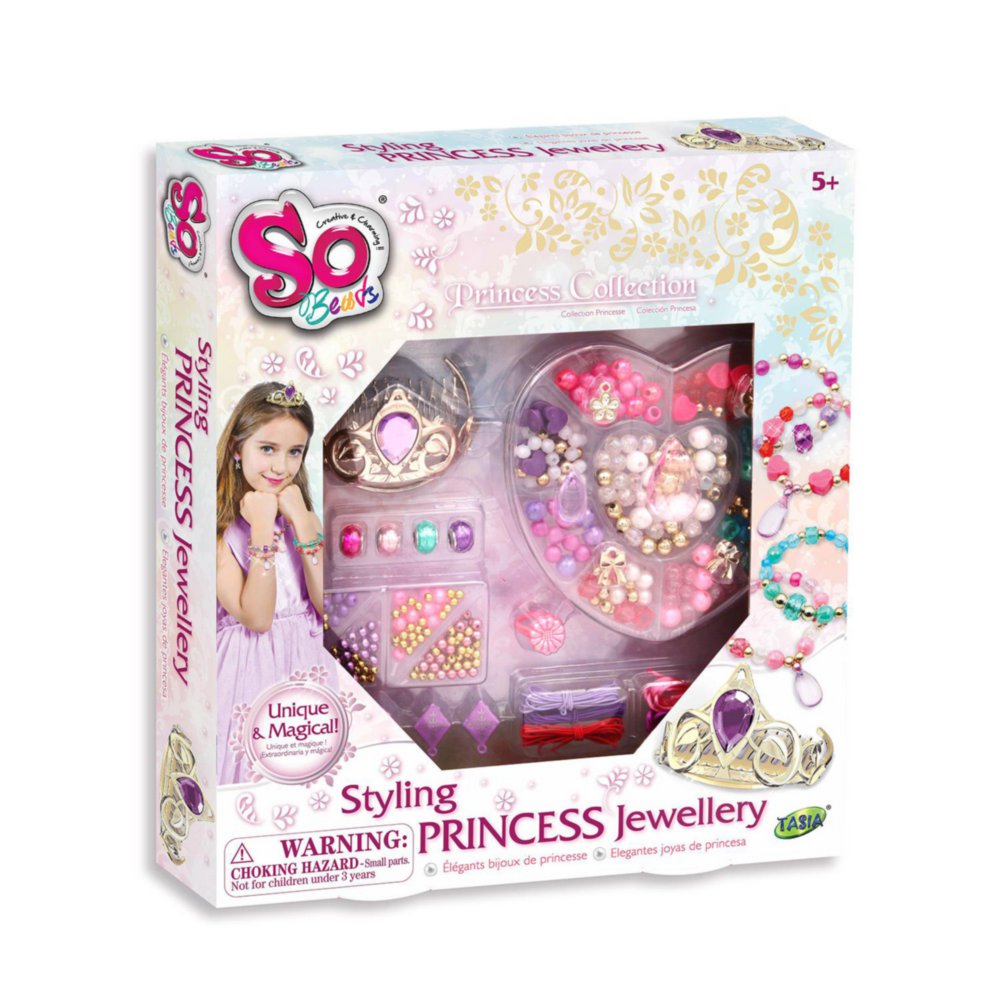 Set de Joyería Personalizable Princesas Styling para 5+ Años Set de Joyería Princesas Styl…