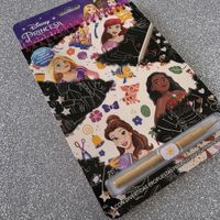 Libro para Raspar Diseño Princesas Disney