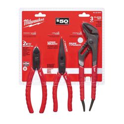 Kit de 3 Alicates 7, 8 y 10 Plg