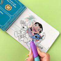 Agua Wow! Libro para Colorear con Agua de Stitch