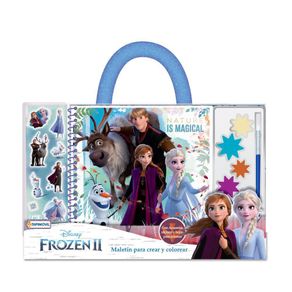 Maletín Valija Libro y Acuarelas de Frozen